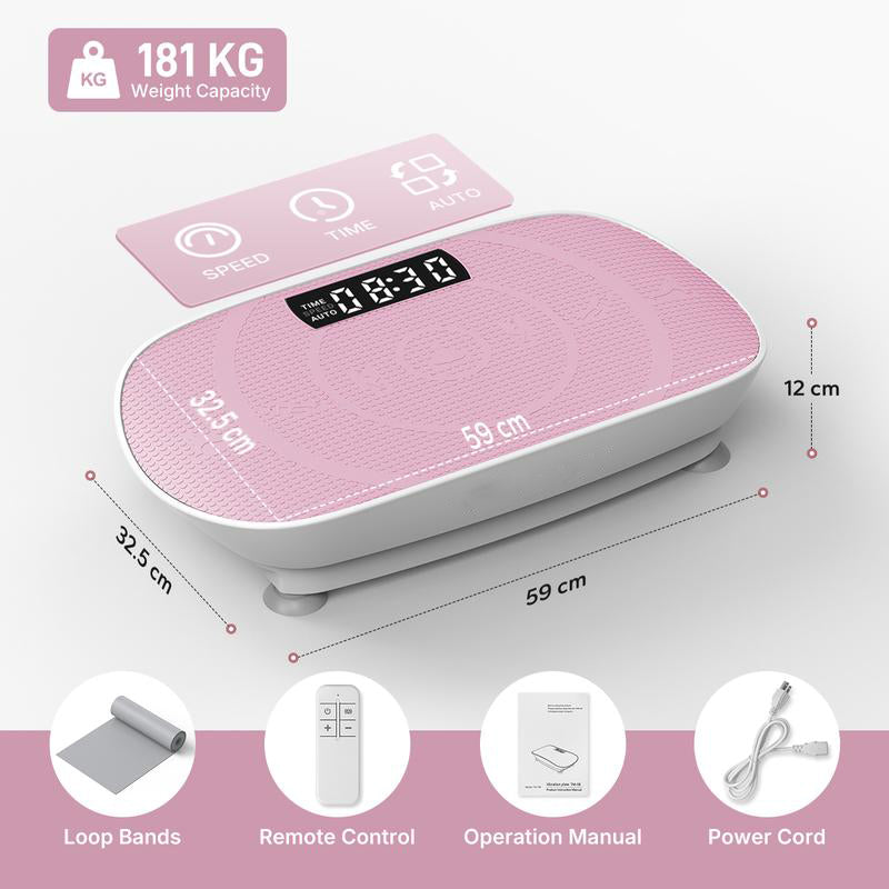 2026 Vibration Plate Exercise Machine Capacity 181KGS