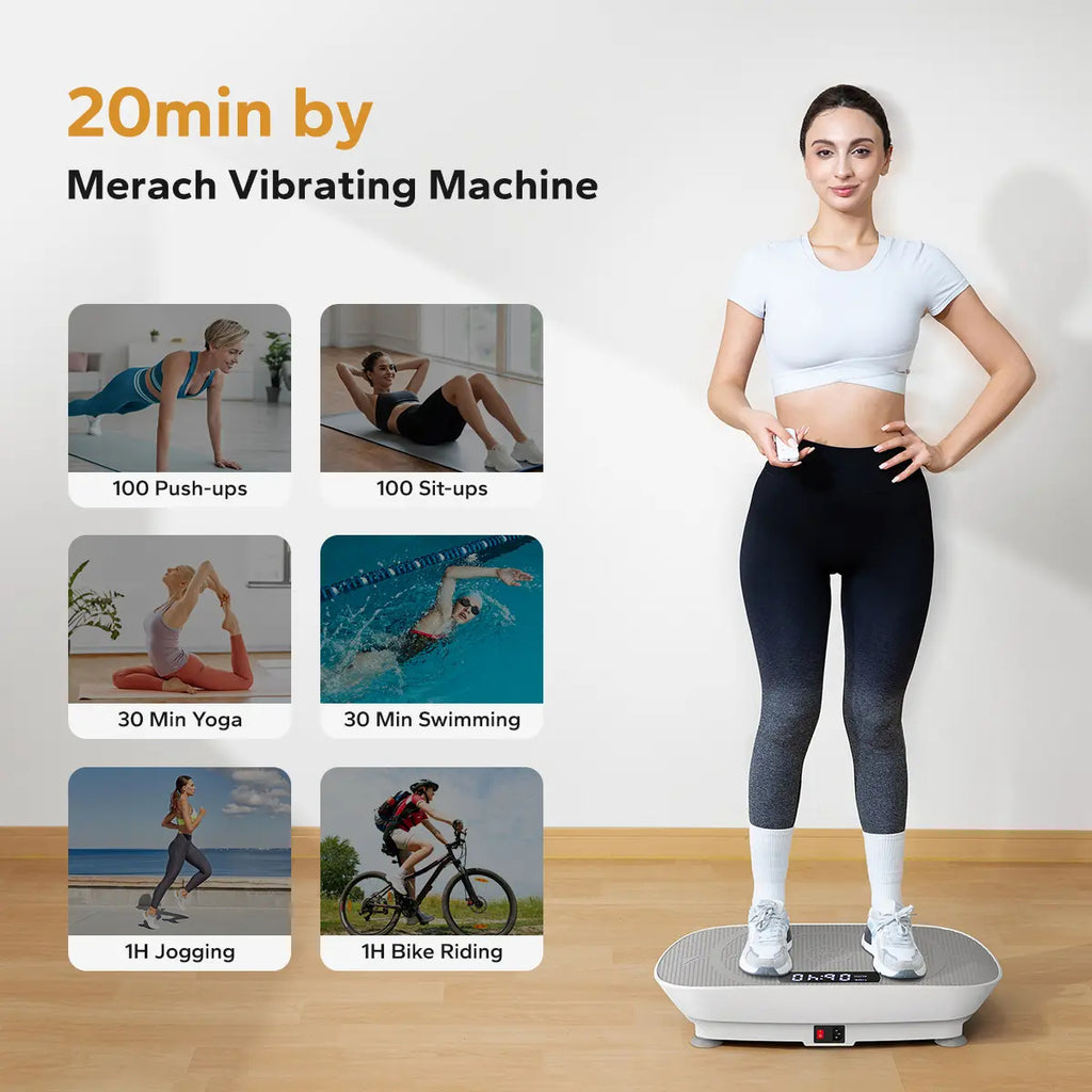 2026 Vibration Plate Exercise Machine Capacity 181KGS